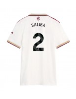 Ženske Nogometnih dresov Arsenal William Saliba #2 Tretji 2025-26 Kratki rokavi Ženske Nogometnih dresov Arsenal William Saliba #2 Tretji 2025-26 Kratki rokavi